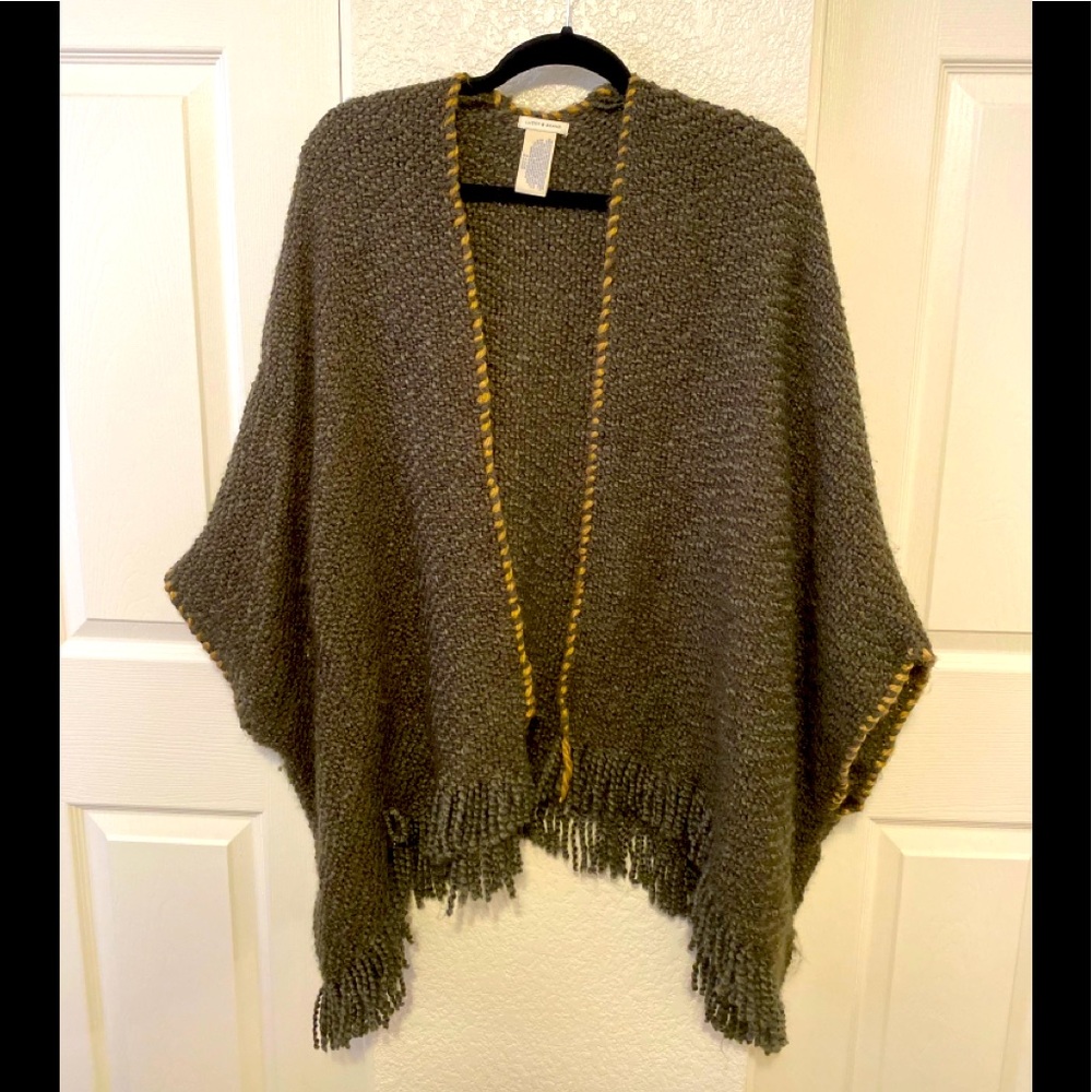 LUCKY oversized open knit cardigan